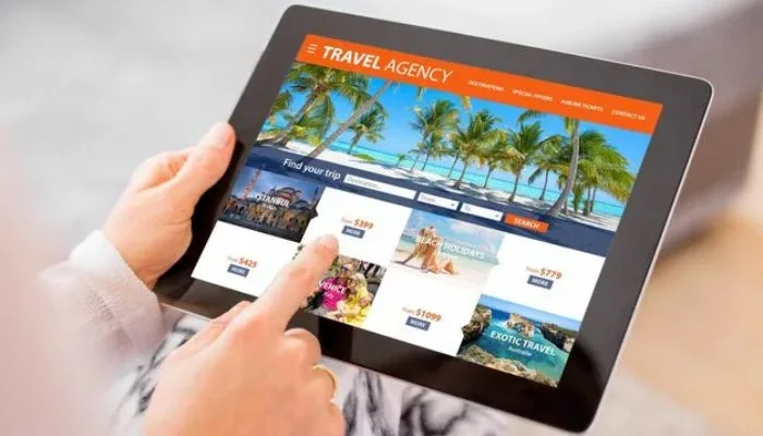 contoh website tour and travel