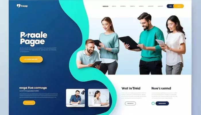 contoh website portofolio sederhana